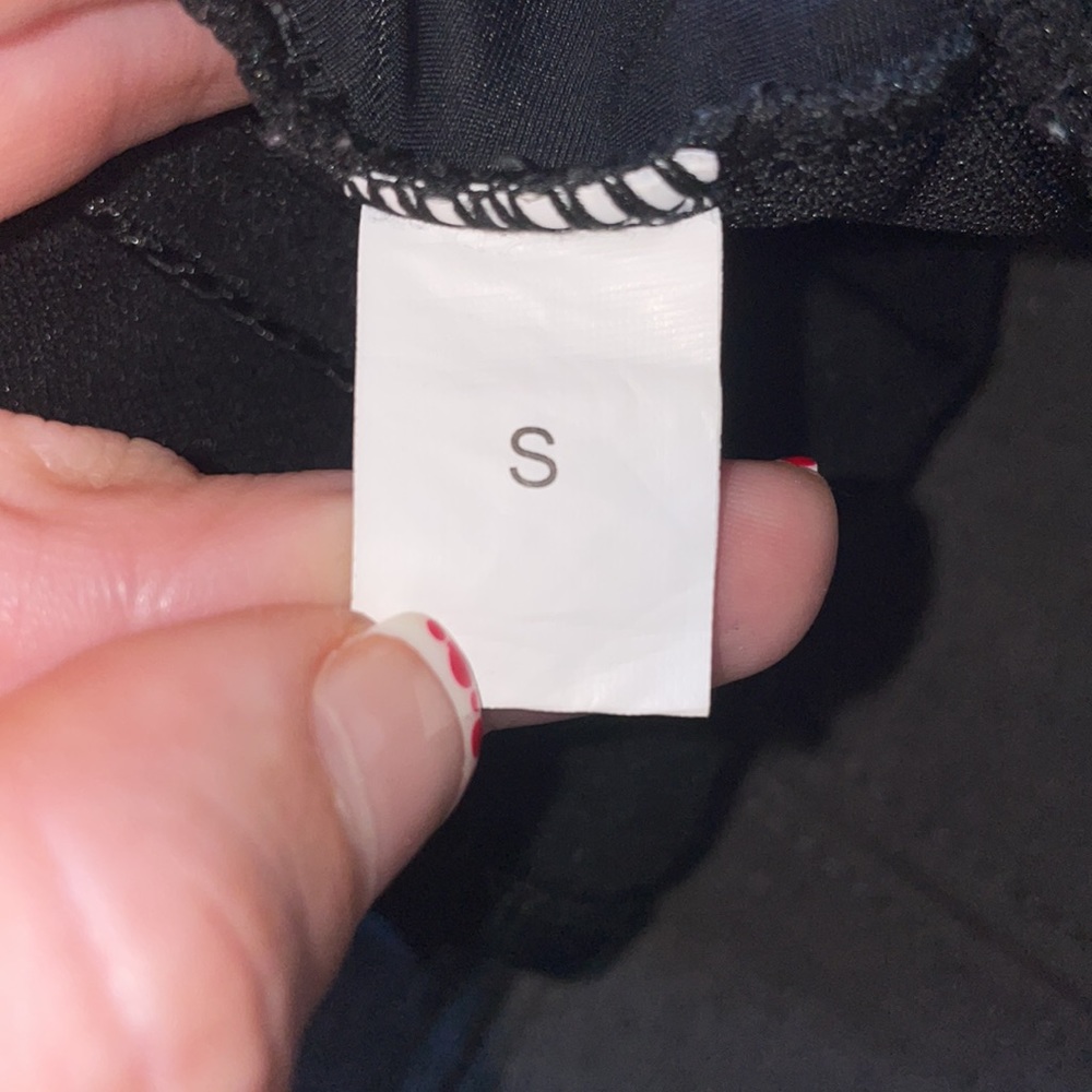 Black Zip Back Swim Top - Picture 6 of 7